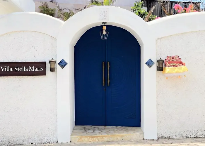 别墅 Stella Maris Oceanfront Retreat 蓝梦岛